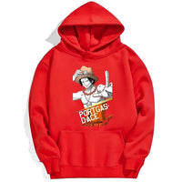 Portgas D. Ace Hoodie Rot
