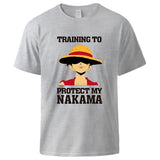 Protect My Nakama T-Shirt Grau