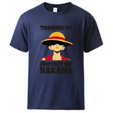 Protect My Nakama T-Shirt Marineblau