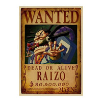 Raizo Wanted Poster