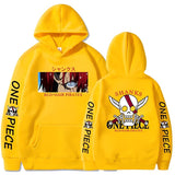Red Hair Pirates Hoodie Gelb