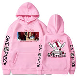Red Hair Pirates Hoodie Rosa
