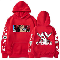 Red Hair Pirates Hoodie Rot