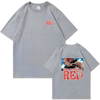 Red Movie T-Shirt Grau