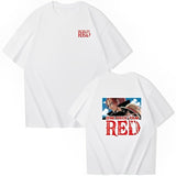Red Movie T-Shirt Weiß