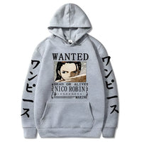 Robin Wanted Hoodie Grau
