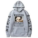 Robin Wanted Hoodie Grau