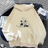 Ruffy Ace Hoodie Beige