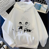 Ruffy Ace Hoodie Weiß