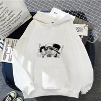 Ruffy Ace Sabo Hoodie Weiß