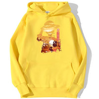 Ruffy Art Hoodie Gelb