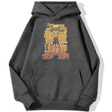 Ruffy Cartoon Hoodie Dunkelgrau