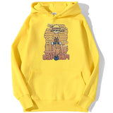 Ruffy Cartoon Hoodie Gelb