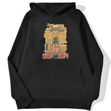 Ruffy Cartoon Hoodie Schwarz