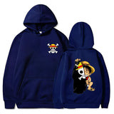 Ruffy Flag Hoodie Marineblau