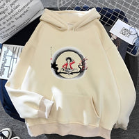 Ruffy Flower Hoodie Beige