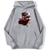 Ruffy Gear 4 Hoodie Grau