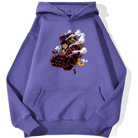 Ruffy Gear 4 Hoodie Lila