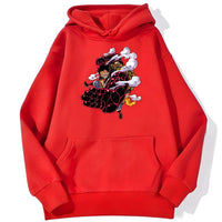 Ruffy Gear 4 Hoodie Rot