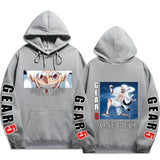 Ruffy Gear 5 Hoodie Grau