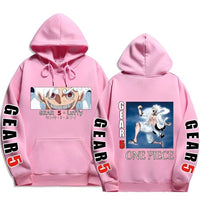 Ruffy Gear 5 Hoodie Rosa
