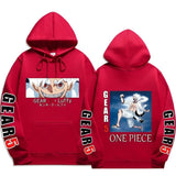 Ruffy Gear 5 Hoodie Rot