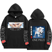 Ruffy Gear 5 Hoodie Schwarz