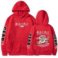 Ruffy Gear Fifth Hoodie Rot