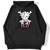 Ruffy Gear Hoodie Schwarz