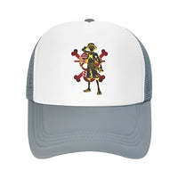 Ruffy Gold Cap Grau