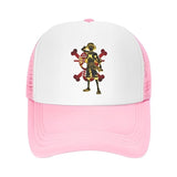 Ruffy Gold Cap Rosa