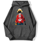 Ruffy Haki Hoodie Dunkelgrau