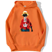 Ruffy Haki Hoodie Orange