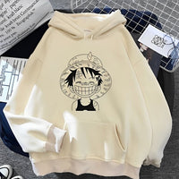 Ruffy Kid Pad Hoodie Beige