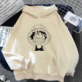 Ruffy Kid Pad Hoodie Beige