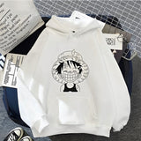 Ruffy Kid Pad Hoodie Weiß