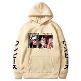 Ruffy Law Kid Hoodie Beige