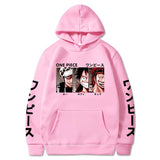 Ruffy Law Kid Hoodie Rosa