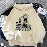 Ruffy Lysop Chopper Hoodie Beige