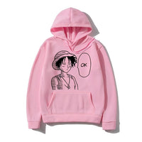 Ruffy OK Hoodie Rosa