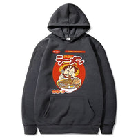 Ruffy Ramen Hoodie Dunkelgrau