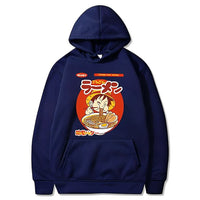 Ruffy Ramen Hoodie Marineblau