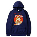 Ruffy Ramen Hoodie Marineblau