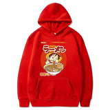 Ruffy Ramen Hoodie Rot