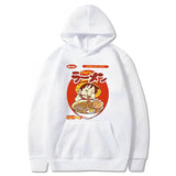 Ruffy Ramen Hoodie Weiß