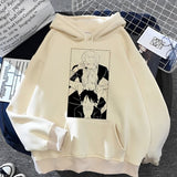 Ruffy Sanji Zorro Hoodie Beige