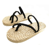 Ruffy Strohsandalen
