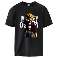 Ruffy T Shirt Schwarz