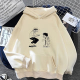 Ruffy und Shanks Hoodie Beige