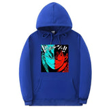 Ruffy und Zorro Hoodie Blau